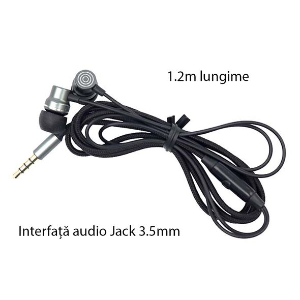 Yesido Casti Audio Stereo Jack cu Microfon, 1.2m - Yesido (YH-32) - Black 6971050262646 έως 12 άτοκες Δόσεις