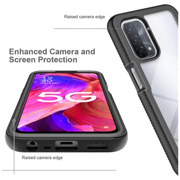 Techsuit Husa pentru Oppo A54 5G / A74 5G / OnePlus Nord N200 5G + Folie - Techsuit Defense360 Pro - Black 5949419042339 έως 12 άτοκες Δόσεις