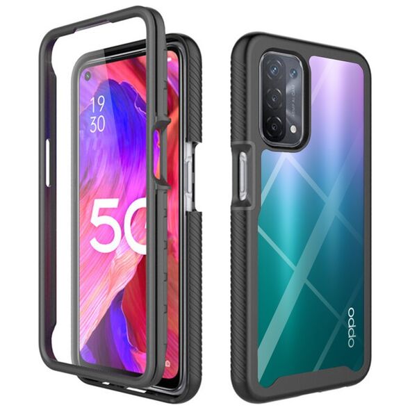 Techsuit Husa pentru Oppo A54 5G / A74 5G / OnePlus Nord N200 5G + Folie - Techsuit Defense360 Pro - Black 5949419042339 έως 12 άτοκες Δόσεις