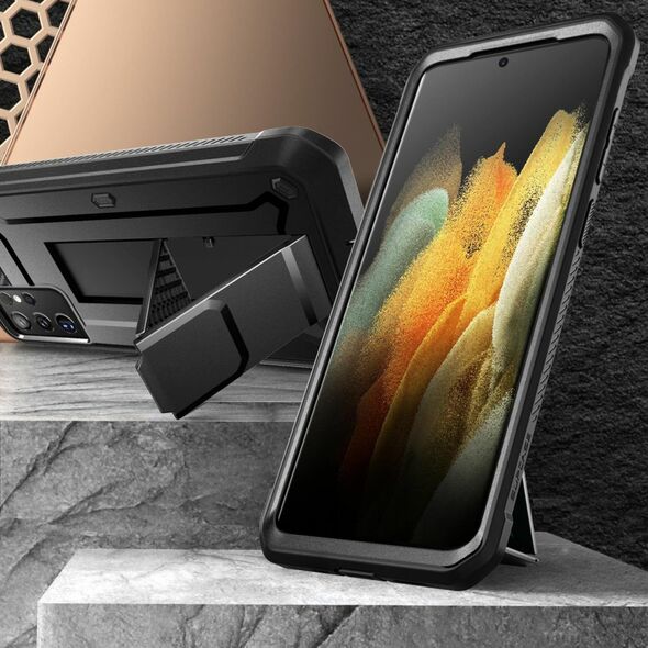 Supcase Husa pentru Samsung Galaxy S21 Ultra 5G - Supcase Unicorn Beetle Pro - Black 0843439135994 έως 12 άτοκες Δόσεις