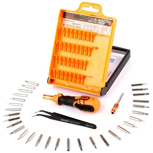 Jakemy Trusa Surubelnite cu Accesorii 33in1 - Jakemy Precision (JM-8101) - Orange 6949639102492 έως 12 άτοκες Δόσεις