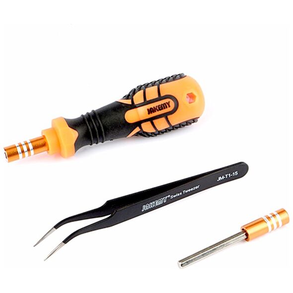 Jakemy Trusa Surubelnite cu Accesorii 33in1 - Jakemy Precision (JM-8101) - Orange 6949639102492 έως 12 άτοκες Δόσεις