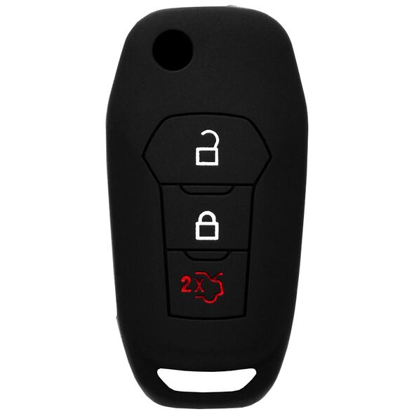 Techsuit Husa pentru cheie Ford F-150, Figo, F-250, Ranger, F-350 - Techsuit Car Key Case (1011.07) - Black 5949419031869 έως 12 άτοκες Δόσεις