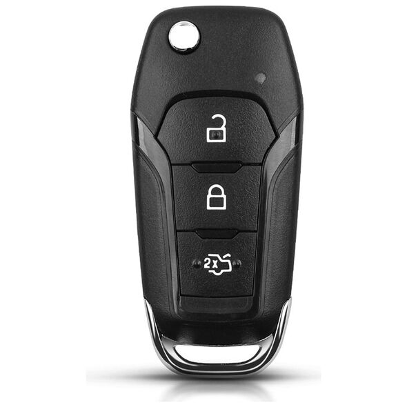 Techsuit Husa pentru cheie Ford F-150, Figo, F-250, Ranger, F-350 - Techsuit Car Key Case (1011.07) - Black 5949419031869 έως 12 άτοκες Δόσεις