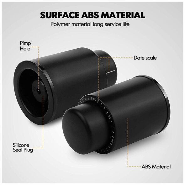 Techsuit Dop Reutilizabil pentru Sticle - Techsuit (VS07) - Black 5949419031036 έως 12 άτοκες Δόσεις