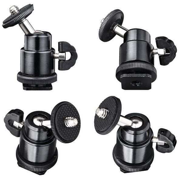 Techsuit Adaptor Cold Shoe la 1/4 GoPro - Techsuit Action Camera (BH-2) - Black 5949419030534 έως 12 άτοκες Δόσεις