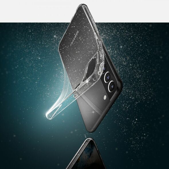 Spigen Husa pentru Samsung Galaxy S22 5G - Spigen Liquid Crystal Glitter - Crystal Quartz 8809811856026 έως 12 άτοκες Δόσεις