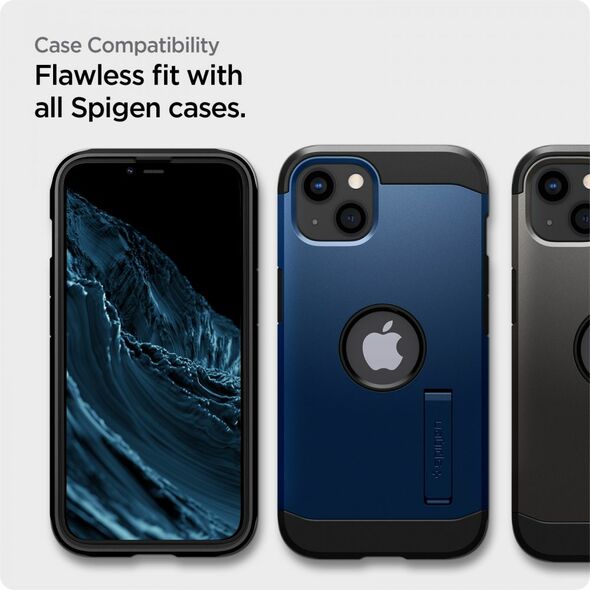 Spigen Folie pentru iPhone 13 / 13 Pro / iPhone 14 (set 2) - Spigen Glass.TR Align Master - Black 8809811851243 έως 12 άτοκες Δόσεις