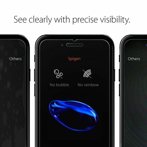 Spigen Folie pentru iPhone 7 / 8 / SE 2020 / SE 2022 - Spigen Glas.TR Slim - Clear 8809710753761 έως 12 άτοκες Δόσεις
