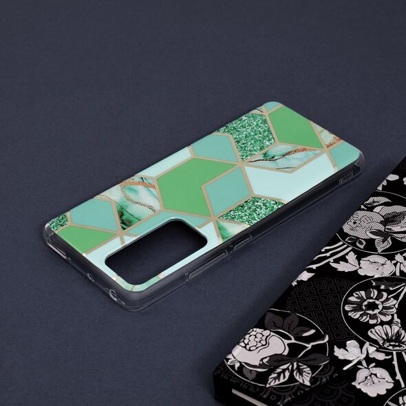 Techsuit Husa pentru Xiaomi 12 / 12X - Techsuit Marble Series - Green Hex 5949419022218 έως 12 άτοκες Δόσεις