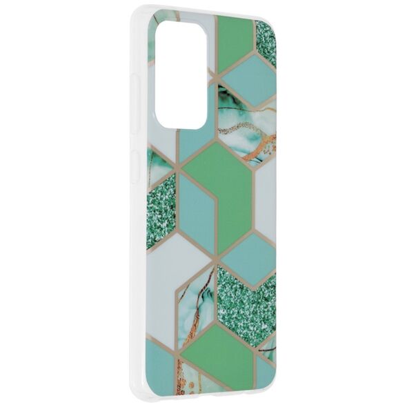 Techsuit Husa pentru Samsung Galaxy A52 4G / A52 5G / A52s 5G - Techsuit Marble Series - Green Hex 5949419022034 έως 12 άτοκες Δόσεις