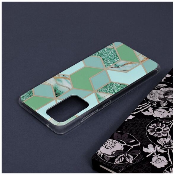 Techsuit Husa pentru Samsung Galaxy A52 4G / A52 5G / A52s 5G - Techsuit Marble Series - Green Hex 5949419022034 έως 12 άτοκες Δόσεις