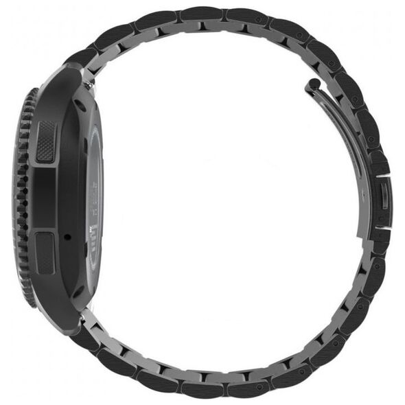 Techsuit Curea pentru Samsung Galaxy Watch (46mm) / Gear S3, Huawei Watch GT / GT 2 / GT 2e / GT 2 Pro / GT 3 (46 mm) - Techsuit Watchband 22mm (W010) - Black 5949419024878 έως 12 άτοκες Δόσεις