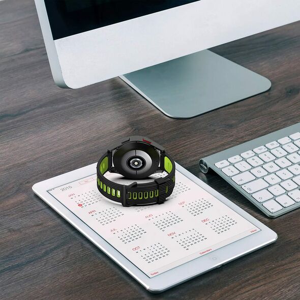 Techsuit Curea pentru Samsung Galaxy Watch (46mm) / Gear S3, Huawei Watch GT / GT 2 / GT 2e / GT 2 Pro / GT 3 (46 mm) - Techsuit Watchband 22mm (W002) - Black 5949419024830 έως 12 άτοκες Δόσεις