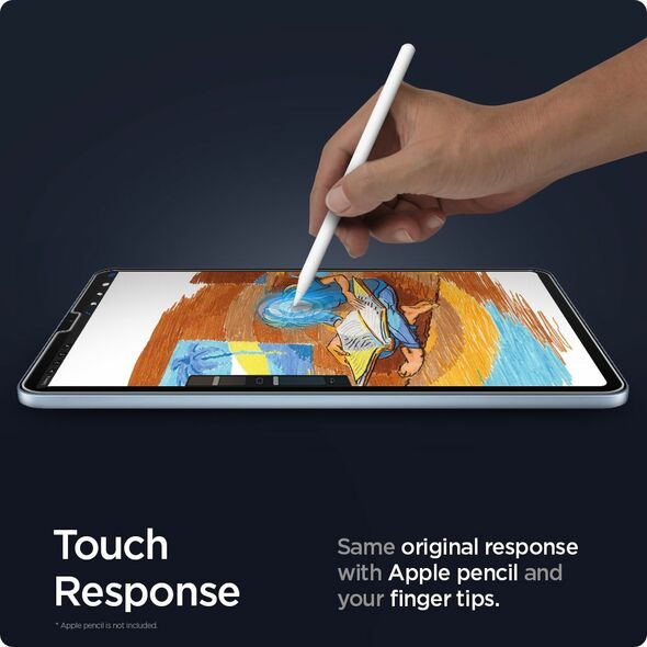 Spigen Folie pentru Apple iPad Air 4 / 5 (2020/2022) / iPad Pro 11 (2020/2021) - Spigen Glas.TR EZ FIT - Clear 8809710759435 έως 12 άτοκες Δόσεις