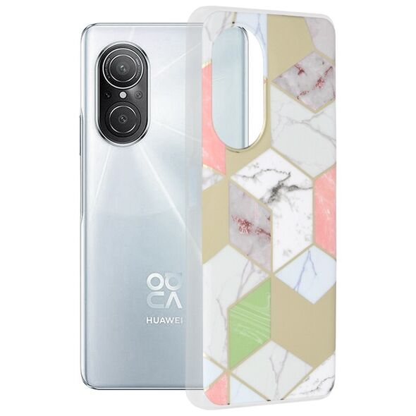 Techsuit Husa pentru Huawei nova 9 SE - Techsuit Marble Series - Purple Hex 5949419019904 έως 12 άτοκες Δόσεις