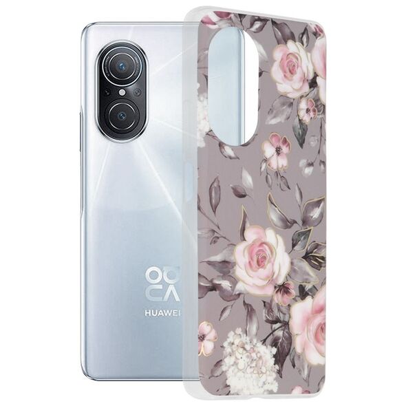 Techsuit Husa pentru Huawei nova 9 SE - Techsuit Marble Series - Bloom of Ruth Gray 5949419019959 έως 12 άτοκες Δόσεις