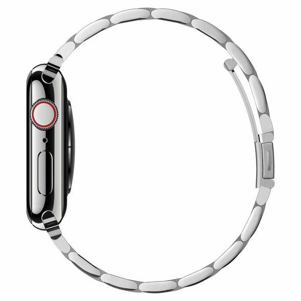 Spigen Curea pentru Apple Watch 1/2/3/4/5/6/7/8/SE/SE 2 (38/40/41mm) - Spigen Modern Fit - Silver 8809640253553 έως 12 άτοκες Δόσεις