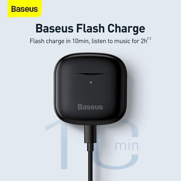 Baseus Casti Bluetooth Wireless Stereo - Baseus Bowie E3 (NGTW080001) - Black 6932172602109 έως 12 άτοκες Δόσεις