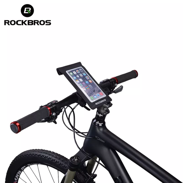 RockBros Husa Telefon max 6 inci pentru Bicicleta - RockBros (AS-009BK) - Black 4573335711485 έως 12 άτοκες Δόσεις