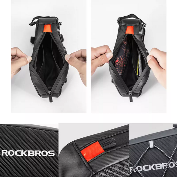 RockBros Geanta pentru Bicicleta 22x10x5.5cm - RockBros (039BK) - Black 4573335712222 έως 12 άτοκες Δόσεις
