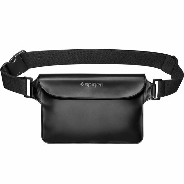 Spigen Husa + geanta subacvatica - Spigen Waist Bag & Waterproof Case A621 - Black 8809811860863 έως 12 άτοκες Δόσεις