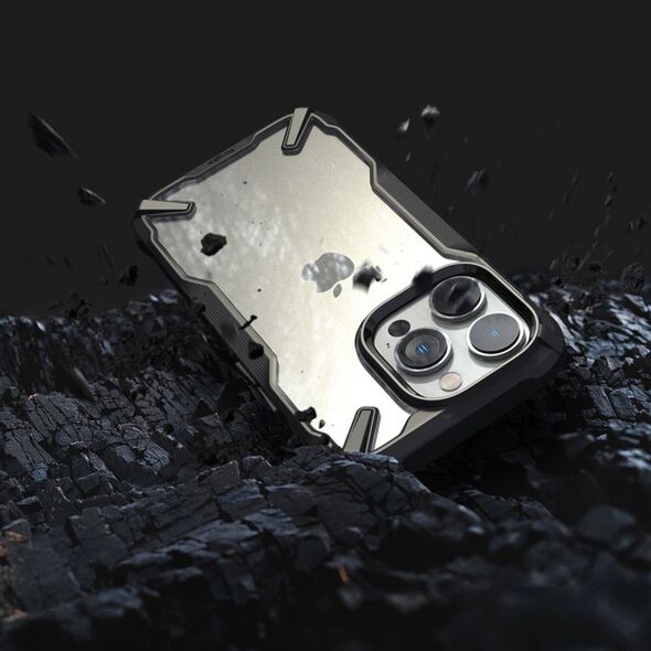 Ringke Husa pentru iPhone 14 Pro - Ringke Fusion X - Black 8809881262840 έως 12 άτοκες Δόσεις