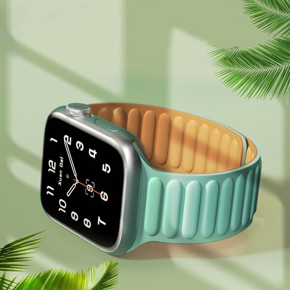 Techsuit Curea dama pentru Apple Watch 1/2/3/4/5/6/7/8/SE/SE 2/Ultra (42/44/45/49mm) - Techsuit Watchband (W035) - Orange 5949419015111 έως 12 άτοκες Δόσεις