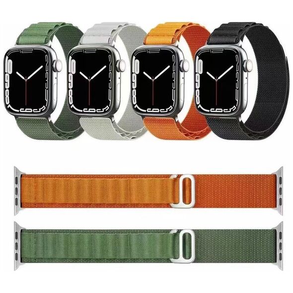 Techsuit Curea pentru Apple Watch 1/2/3/4/5/6/7/8/SE/SE 2 (38/40/41mm) - Techsuit Watchband (W037) - Orange 5949419015203 έως 12 άτοκες Δόσεις