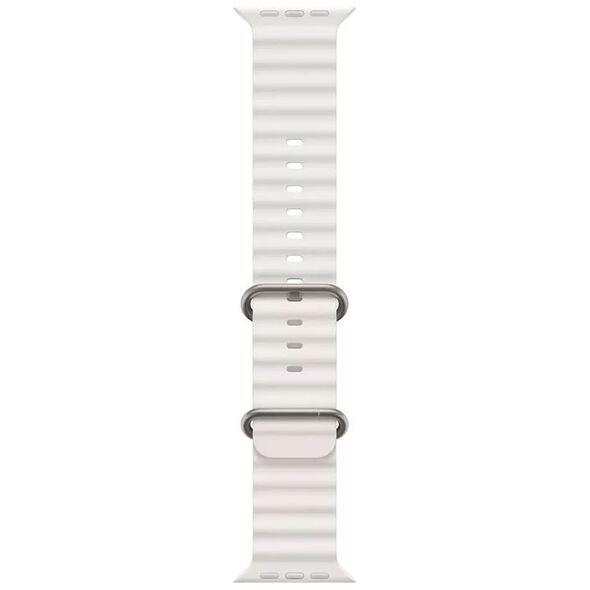 Techsuit Curea pentru Apple Watch 1/2/3/4/5/6/7/8/SE/SE 2/Ultra (42/44/45/49mm) - Techsuit Watchband (W038) - White 5949419015432 έως 12 άτοκες Δόσεις