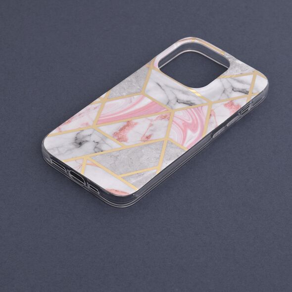 Techsuit Husa pentru iPhone 14 Pro - Techsuit Marble Series - Pink Hex 5949419012073 έως 12 άτοκες Δόσεις