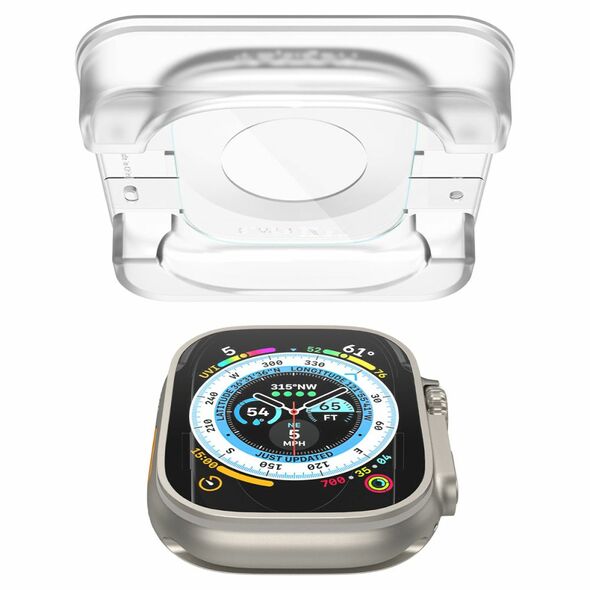 Spigen Folie pentru Apple Watch Ultra (set 2) - Spigen Glas.TR EZ FIT - Clear 8809811869736 έως 12 άτοκες Δόσεις