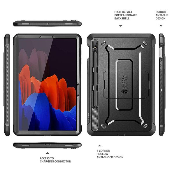 Supcase Husa pentru Samsung Galaxy Tab S7 / S8 - Supcase Unicorn Beetle Pro - Black 0843439134041 έως 12 άτοκες Δόσεις