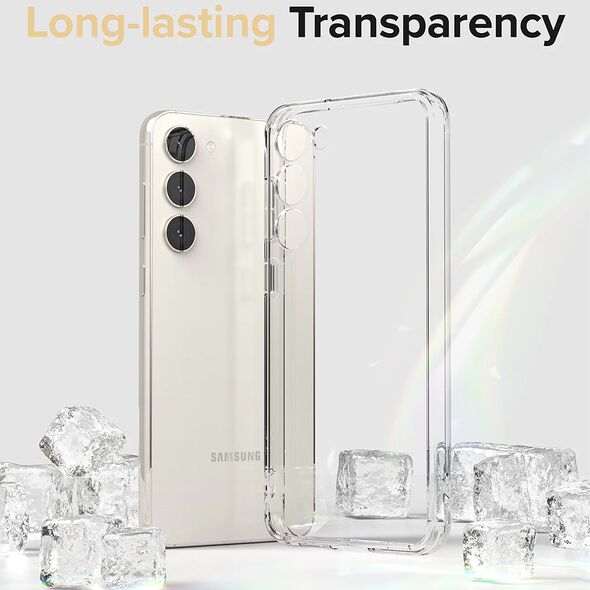 Ringke Husa pentru Samsung Galaxy S23 Plus - Ringke Fusion - Clear 8809919300230 έως 12 άτοκες Δόσεις