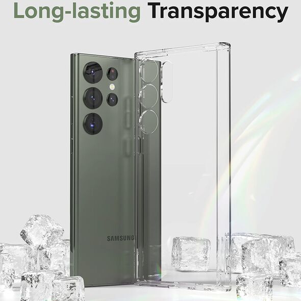Ringke Husa pentru Samsung Galaxy S23 Ultra - Ringke Fusion - Clear 8809919300315 έως 12 άτοκες Δόσεις