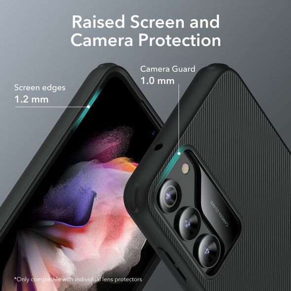 ESR Husa pentru Samsung Galaxy S23 - ESR Air Shield Boost Kickstand - Translucent Black 4894240175842 έως 12 άτοκες Δόσεις