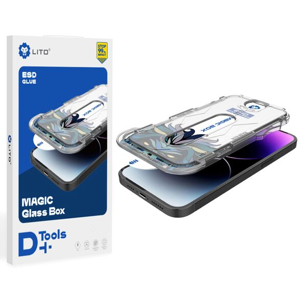 Lito Folie pentru iPhone 14 Pro Max - Lito Magic Glass Box D+ Tools - Clear 5949419007369 έως 12 άτοκες Δόσεις