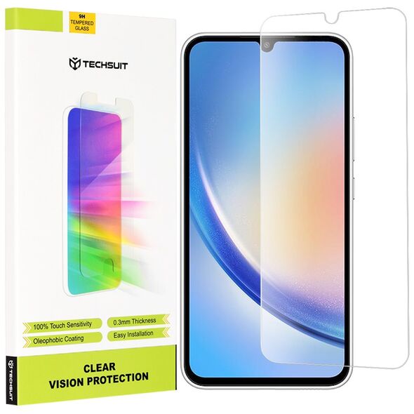 Techsuit Folie pentru Samsung Galaxy A34 5G - Techsuit Clear Vision Glass - Transparent 5949419007246 έως 12 άτοκες Δόσεις