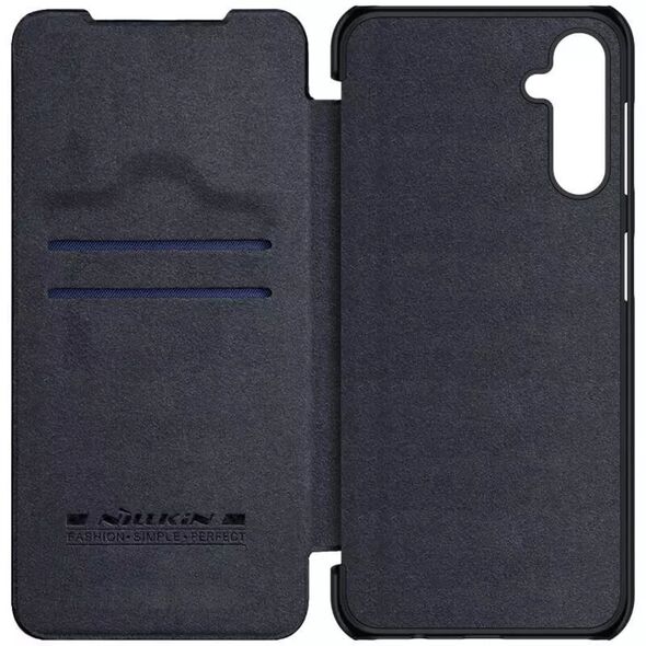 Nillkin Husa pentru Samsung Galaxy A14 4G / 5G - Nillkin QIN Leather Case - Black 6902048262973 έως 12 άτοκες Δόσεις