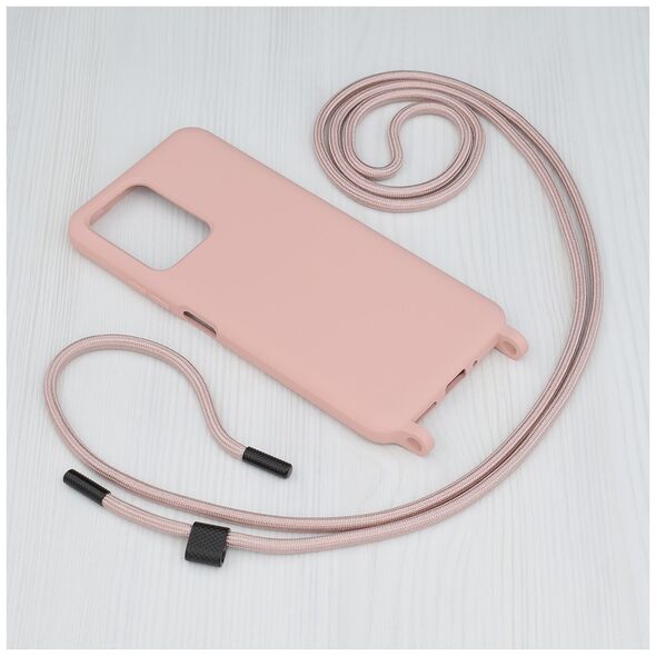 Techsuit Husa pentru Xiaomi Redmi Note 12 5G / Poco X5 - Techsuit Crossbody Lanyard - Pink 5949419004610 έως 12 άτοκες Δόσεις