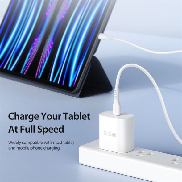 Duzzona Duzzona - Wall Charger (T6) - Type-C Fast Charging for iPhone, Samsung / iPad, 25W - White 6934913033098 έως 12 άτοκες Δόσεις