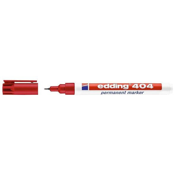 Edding 404 Permanent Marker Red (4-404002) (EDD4-404002) έως 12 άτοκες Δόσεις
