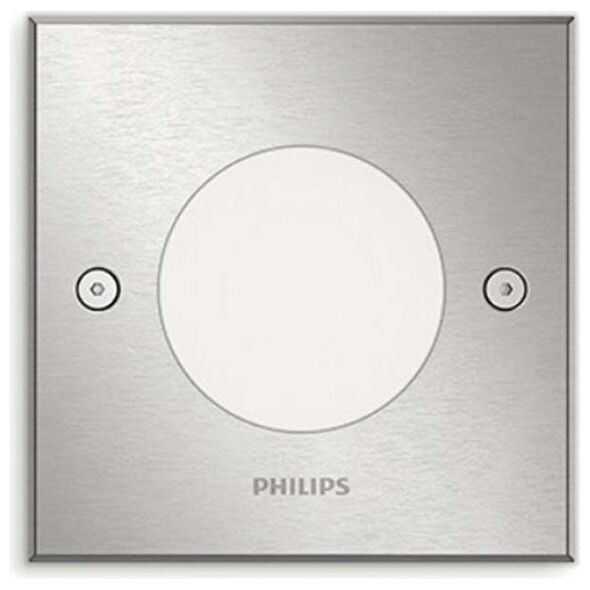 Philips  Χωνευτό Φωτιστικό Σποτ Εδάφους Tετράγωνο  myGarden Crust 2700K IP67 3W Inox (915005395601) (PHI915005395601) έως 12 άτοκες Δόσεις