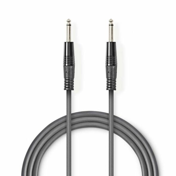 Nedis Cable 6.3mm male - 6.3mm male 5m (COTH23000GY50) (NEDCOTH23000GY50) έως 12 άτοκες Δόσεις