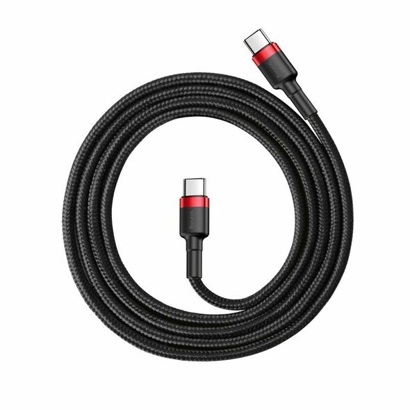 Baseus Baseus Cafule Cable USB-C PD 2.0 QC 3.0 60W 2m (Black+Red) 018124 έως και 12 άτοκες δόσεις