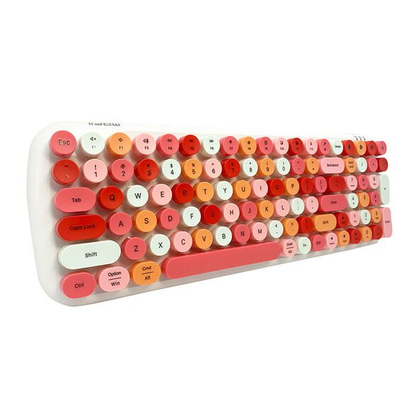 MOFII Wireless keyboard MOFII Candy BT (White-Pink) 040172 έως και 12 άτοκες δόσεις
