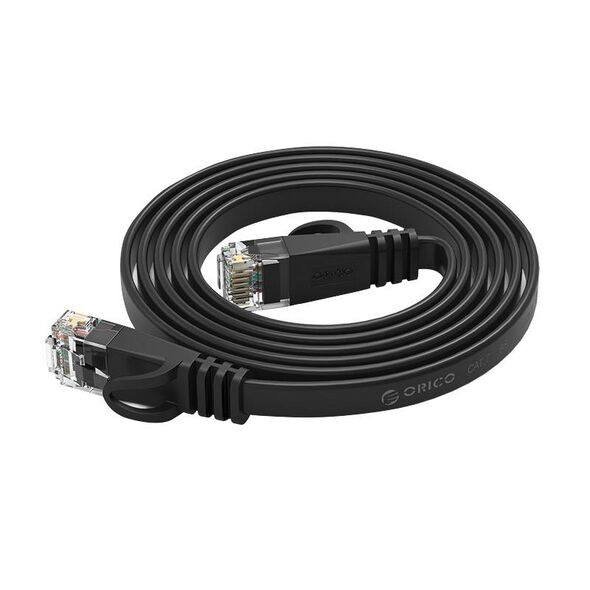 Orico Orico RJ45 Cat.6 Flat Ethernet Network Cable 10m (Black) 041533 έως και 12 άτοκες δόσεις