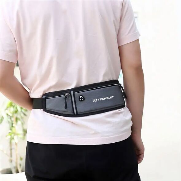 Techsuit Techsuit - Waist Bag (CWB3) - with Belt for Recreational Activity, Fitness - Black 5949419064331 έως 12 άτοκες Δόσεις
