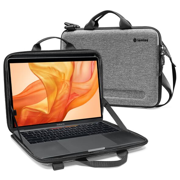 Tomtoc Tomtoc - FancyCase Laptop Shoulder Bag (A25F2G2) - with Double Protection, Large Capacity, 16″ - Gray 6971937062062 έως 12 άτοκες Δόσεις