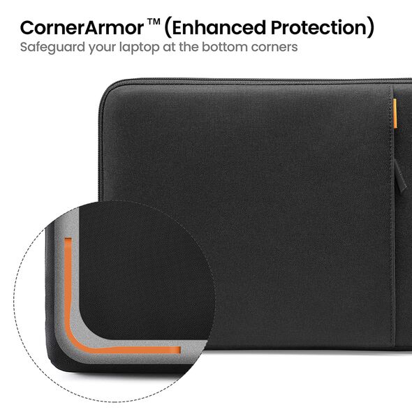 Tomtoc Tomtoc - Laptop Sleeve (A13D2D1) - with Corner Armor and Military-Grade Protection, 14″ - Black 6971937064417 έως 12 άτοκες Δόσεις